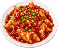 비빔만두