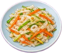 청포묵무침