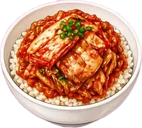 김치덮밥