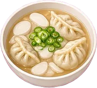 떡만둣국