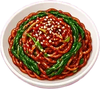 열무비빔국수